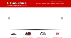 Desktop Screenshot of lainsurance.com